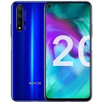 HONOR 20 Smartphone - Azul de 6,26 FHD+, 4G, 48MPx + 16MPx + 2MPx + 2MPx y Frontal 32MPx, 6GB de RAM, 128GB Memoria, Batería 3750 mAh, GPU Turbo 3.0, Virtual 9.1 Surround Sound Versión Española