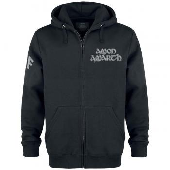 Amon Amarth Ship Capucha con Cremallera Negro L