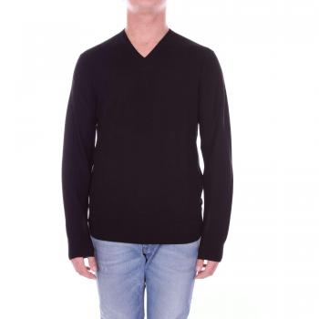 Michael Kors Merino V Neck Jumper BLACK Medium