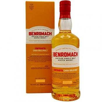 Benromach 2010 Cara Gold Malt Whisky de Speyside, madurado en barricas de Bourbon, 46% ABV, 70cl