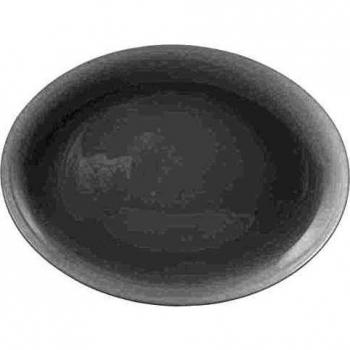 H & H Premiere plato, ovalado, Vidrio, Blanco, 33 x 25 x 3 cm