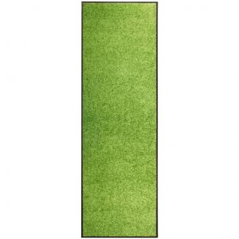 Felpudo lavable verde 60x180 cm
