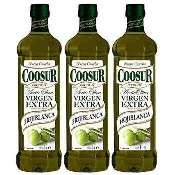 Coosur Aceite de Oliva Virgen Extra Hojiblanca 1L - [Pack de 3]