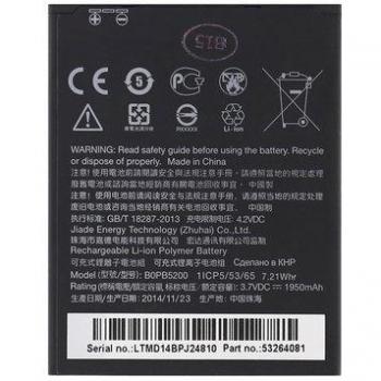 HTC BT-B0PB5100 - Batería de 3.7V, 1950 mAh, 7.4Wh para HTC Desire 516, color negro