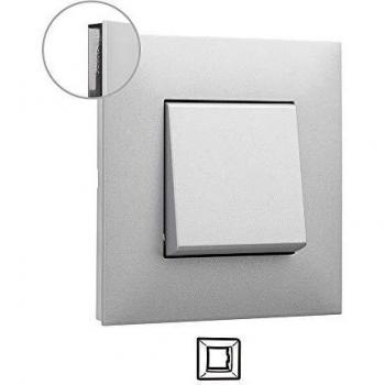 Placa embellecedora valena next, 1 elemento, aluminio