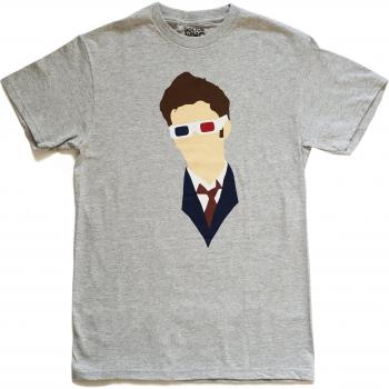 Dr Who - Camiseta - Manga corta - Hombre Gris gris Medium