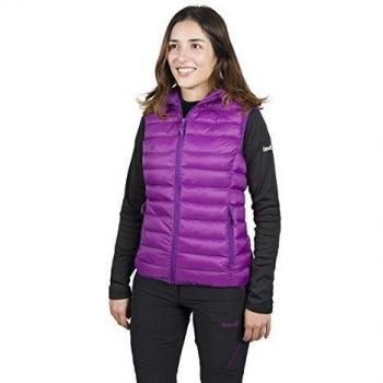 Izas Molina Chaleco De Fibra, Mujer, Morado/Morado Oscuro, XS