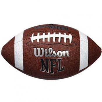 Wilson WTF1857XB Pelota de fútbol Americano NFL Bulk JR Cuero Compuesto para Juego recreativo, Unisex-Adult, Negro, Tamaño Juvenil