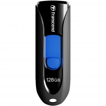 Transcend JetFlash 790K 128GB Flash Drive with USB3.1 Connector - Black