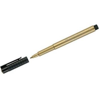 Marcador Faber-Castell Pitt Artist Pen 1.5, bolígrafo de tinta dorado para artistas