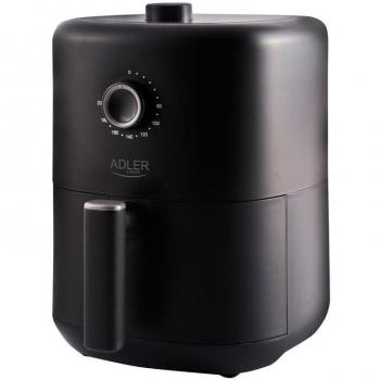 ADLER AD6310 Freidora de Aire Caliente sin Aceite, 3 Litros, Airfryer, Regulador de Temperatura 80 - 200ºC, Temporizador 30 minutos, 220