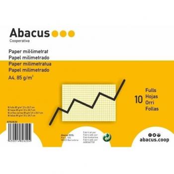 Papel milimetrado abacus din a4 10h