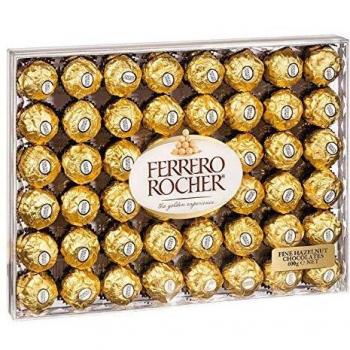 Ferrero Rocher Edición Especial 48 Unidades - Formato Grande para Regalo en Temporada Navideña
