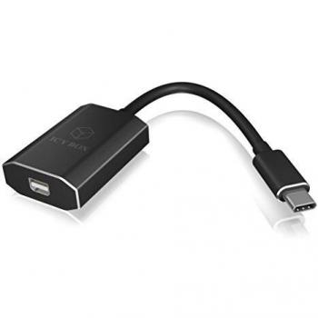 Adaptador USB C a Mini DisplayPort - Negro
