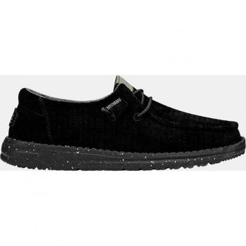 Zapatos Casual Mujer HeyDude Wave Corduroy con cordones elásticos