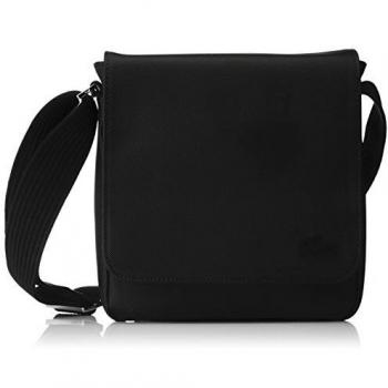 Lacoste NH2341, Bolso Bandolera para Hombre, Noir, Talla única