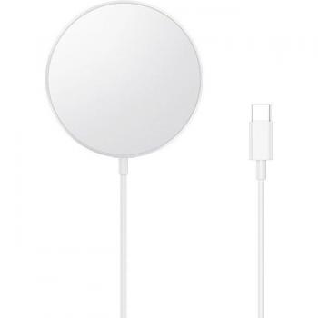 Cargador inalámbrico magnético de 15W para iPhone 13, 12, 11 Pro con almohadilla de escritorio y pantalla LED, base de carga tipo C