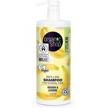Organic Shop Banana & Jasmine Refilling Shampoo for Normal Hair 1000ml
