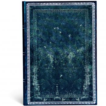 Libreta de Direcciones Acero Medianoche Midi Paperblanks (130x180mm, 144 páginas, cierre con banda elástica)
