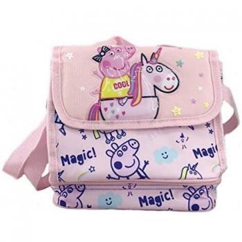 Mochila Peppa Pig Bolsa Portamerienda Termico Peppa Pig Its Magic 21x20x14cm