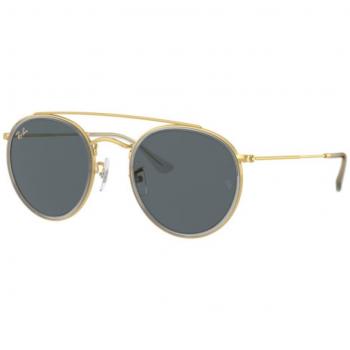Ray-Ban Round Double Bridge Legend Gold Sunglasses RB 3647N Unisex