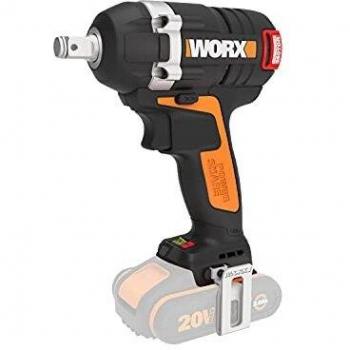 Llave Impacto Brushless 20V Worx | PowerShare | WX279.9 - Sin batería, ni cargador | motor sin escobillas, 3 velocidades variables, Luz LED