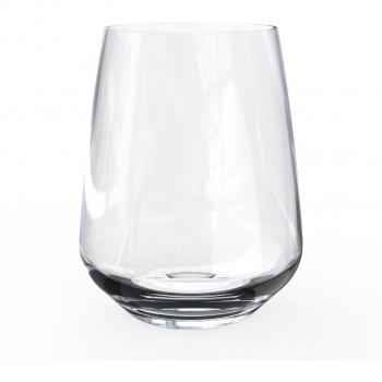 Vaso de Vidrio Mencia Tensiónado Borde Vuelto 47 Cl - Caja 6 Unidades