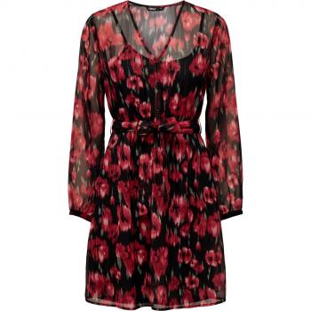 Only Onlmarise Lurex Long Sleeve V-Neck Dress