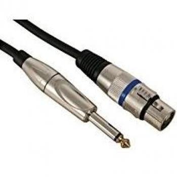 Cable de audio XLR a 6,35mm de 10 metros