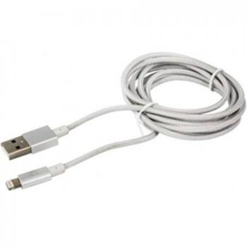 Cable Lightning Luxury SilverHT de 1.5m en Color Plata