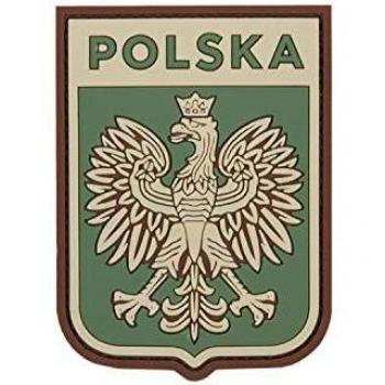 Copytec 3D Rubber Patch Polska Poland Coat of Arms Country Flag Alfashirt Airsoft 10 x 7 cm #27108