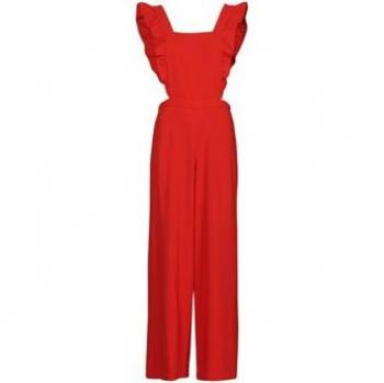 Naf Naf Women's Red Jumpsuit EJENNY, Size M