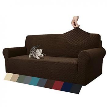 MAXIJIN Fundas de sofá Jacquard para 4 plazas, superelásticas y Antideslizantes, para Perros, Apto para Mascotas, 1 Pieza de Protector de Muebles elásticos
