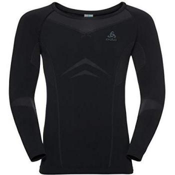 Odlo Performance Mangas largas, Hombre, Negro Y Gris, S