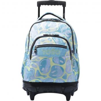 Mochila Escolar con Ruedas Happy Flow - Renglones