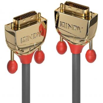 LINDY 36255 DVI-D Single Link Cable - Black Line Black, 1m