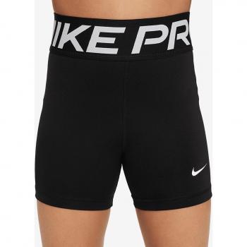 Nike Pantalón corto Fitness Dri-FIT Pro júnior - Negro, tejido Dri-FIT para una mayor transpirabilidad, corte ajustado, diseño ligero y cómodo, ideal para actividades deportivas