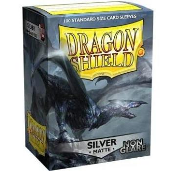 Arcane Tinmen ApS ART11808 Sleeves: Dragon Shield Matte Silver NonGlare