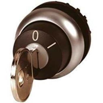 Eaton M22-WRS-A1 Key Switch Actuator, Black, IP66, PVC Front Ring, 1 pc
