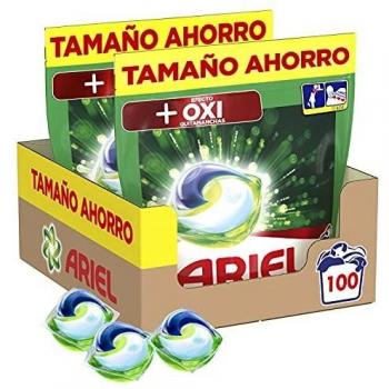 Ariel Pods Detergente Lavadora Cápsulas, 100 Lavados