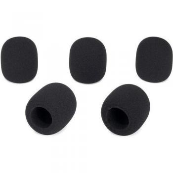 Samson WS1 Windshield Foam Windscreens - 5 Pack - Black