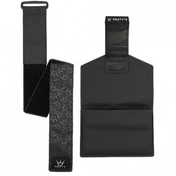 Peaty's HoldFast Trail Tool Wrap - Nightrider Black, Size: one size - unisex, Super Secure, No Slip or Rattle, Modular Design, Waterproof, Storage Frame Bag with Zip Pouch Pocket, Fits Anywhere for MTB