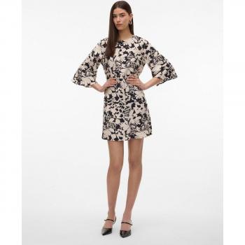 Vero Moda Vestido mujer VMIVONE 3/4 O-NECK SHORT DRESS VMA