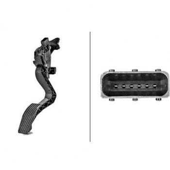 HELLA 6PV 010 175-741 Sensor, posición pedal - para vehic. dirección izquierda - Caja de cambios manual