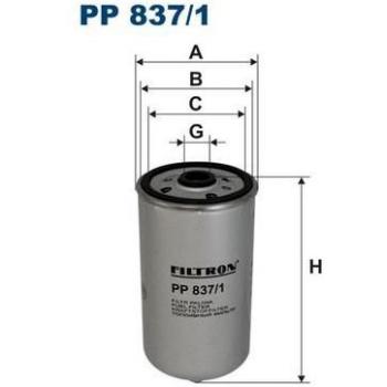Filtron PP837/1 Inyección de Combustible
