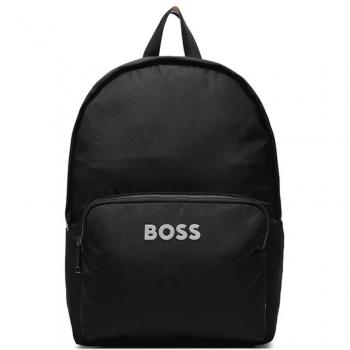 Mochila Boss Catch 3.0 con Logo Icónico, Negra, Unisex, Tamaño Único, Compartimento para Laptop de 42 cm
