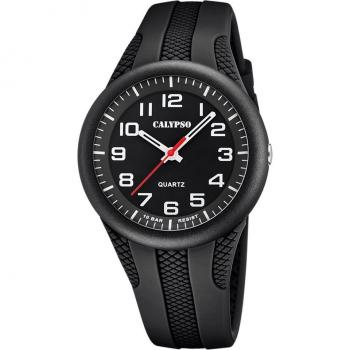 Calypso Street Style K5835/4 Reloj para Hombre con Correa de Caucho Negro