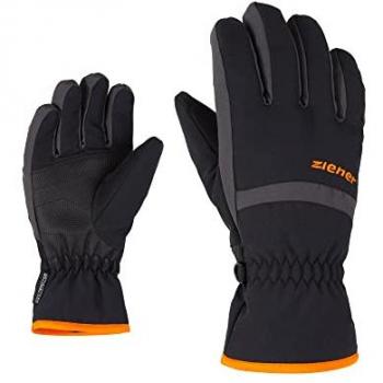 Guantes de esquí Ziener Lejano AS para niños unisex - Color negro/graphite, talla 7