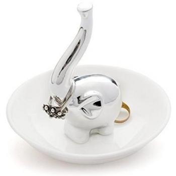 Balvi - Tembo Porta Anillos de cerámica. Bandeja para Dejar Anillos y Joyas. Fabricado en cerámica. F