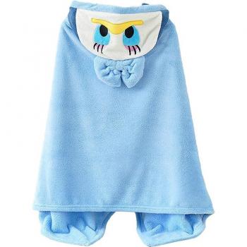 Toalla infantil diseño patito. 150x1x65 Cm. Color: Azul